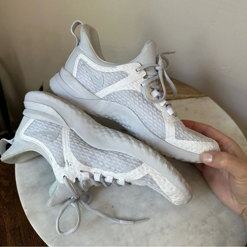 NIKE Renew Rival Women's White Lace-up Sneakers Tennis shoes size 8